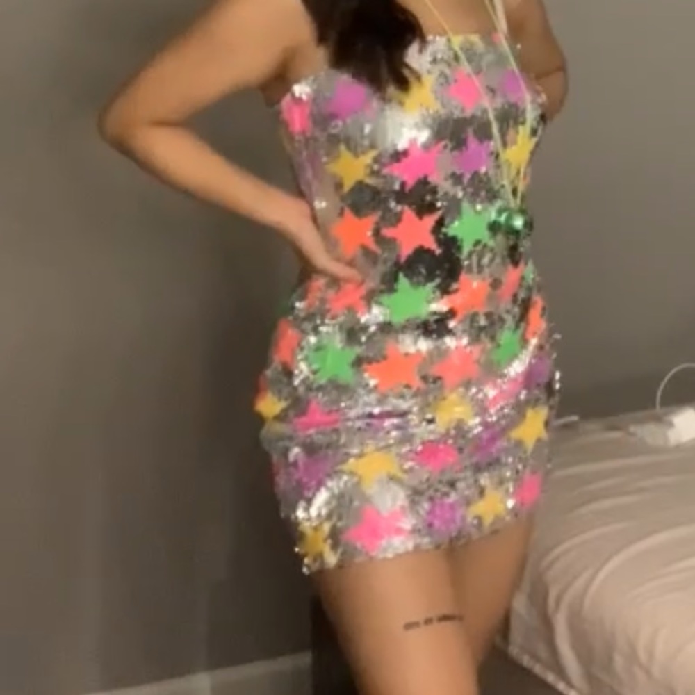 Sequin Star Dress